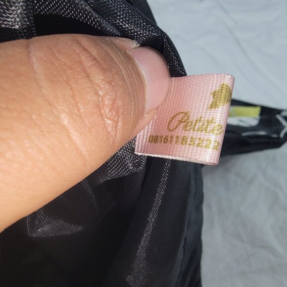 Petite Favor x Hello Kitty Black Large Tote Bag All Over Print Casual Storage - Picture 6 of 11